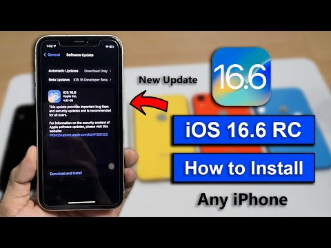 iOS 16.6 RC is released - How to install iOS 16.6 RC on any iPhone