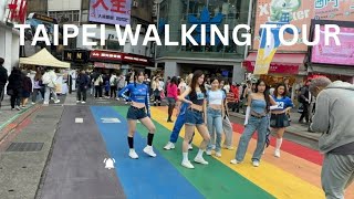 [4K WALK] 🇹🇼Taiwan, Taipei 2025! City Walking Tour | Ximending night market | EXPLORE WITH SHENOY