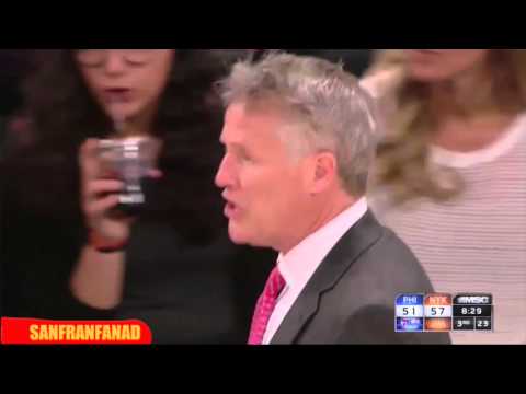 Jahlil Okafor vs Kristaps Porzingis (2016/01/18) Knicks vs 76ers