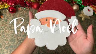 Mira lo facil que es crear este papa noel en foami