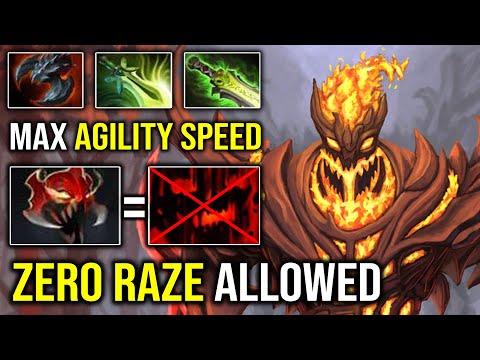 ZERO RAZE ALLOW - Full Physical 1st Item Madness Shadow Fiend with Max Agility Speed Dota 2