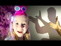 Nastya plays with shadow puppets and glowing toys Nastya plays with shadow puppets and glowing toys