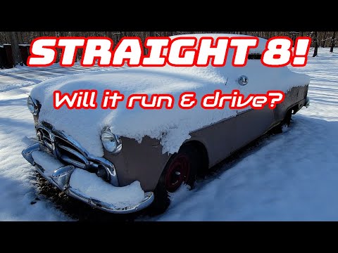 FORGOTTEN 1952 Packard will it RUN AND DRIVE? (straight 8!)