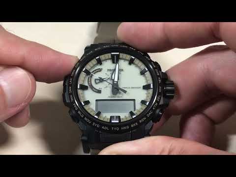 Casio Pro Trek (PRW-61LD-5JF) // All features and settings