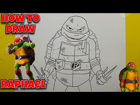 How To Draw Raphael | TMNT : Mutant Mayhem #drawing #tmnt