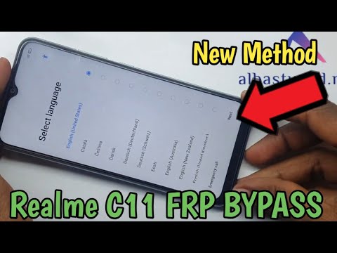 realme c11 android 11 frp bypass, realme c11 bypass google account