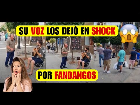 💥 Fandangos de Huelva 💥 deslumbra a GUITARRISTA flamenco en la CALLE