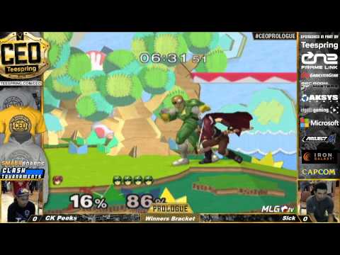 CEO Prologue - CK Peeks vs Sick - SSBM MLG Qualifier