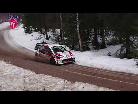 Rally Sweden WRC 2019-02-16 SS14 (Vargåsen 2) at Älgtjärn - Latvala