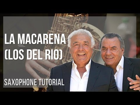 How to play La Macarena by Los Del Rio on Alto Sax (Tutorial)