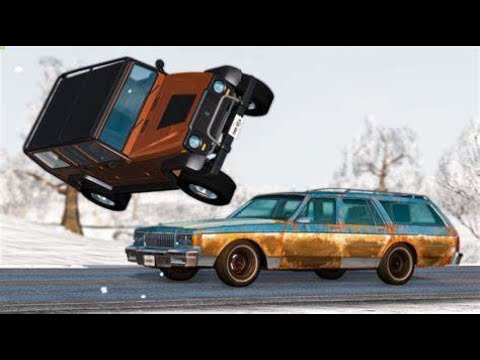 Loss of Control Car Crashes #4 – BeamNG Drive | YTxxsweaty51