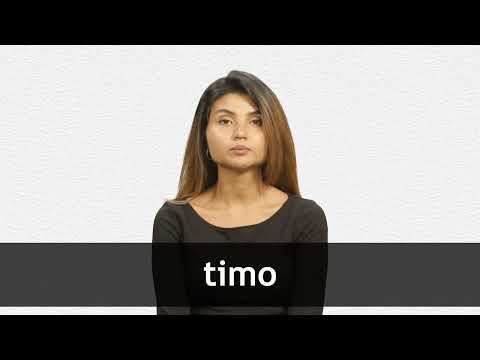 How to pronounce TIMO in Latin American Spanish