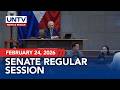 LIVE Senate Back In Regular Session February 24 2026
