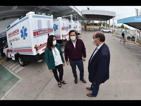 La Provincia fortalece el sistema de salud con la entrega de seis ambulancias de mediana complejidad