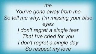Sasha - Lost In Your Blue Eyes Lyrics