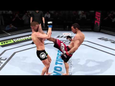 EA SPORTS™ UFC® PS4 Fight Simulation UFC 189 Aldo vs McGregor Finish
