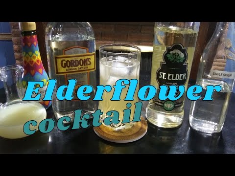 Easy Gin Cocktails - Make an Elderflower Cocktail