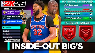 INSIDE & OUTSIDE CENTER BUILDS IN NBA2K26 (7 CENTER BUILDS + FULL BREAKDOWN)