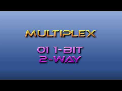 Computing Fundamentals Tutor Multiplex 01: 1-Bit 2-Way