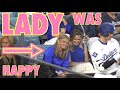 A Lady Was Happy To See OHTANI The Show Goes On