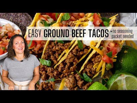 GROUND BEEF TACO RECIPE | No Spice Packet Required!