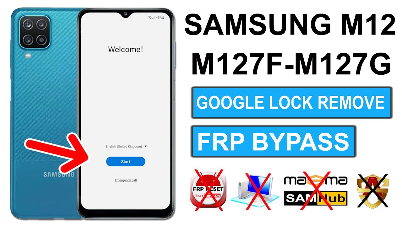 Samsung M12 Frp Bypass/Google Account Unlock Android 13 | Samsung M12 (SM-M127F/SM-M127G) Frp Unlock