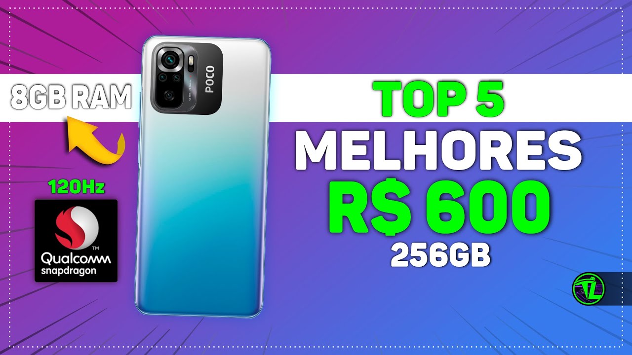 5 CELULARES até 600 REAIS em 2024 BOM e BARATO