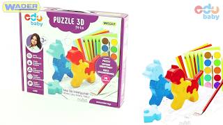 Wader Puzzle 3D domáce zvierata