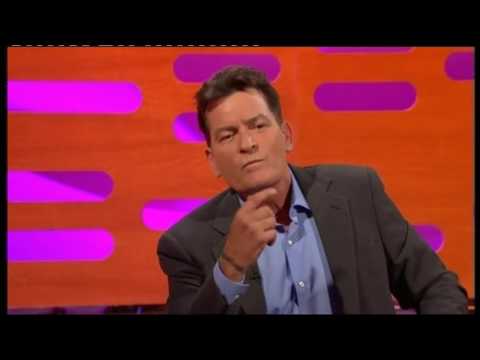 Donald Trump gives Charlie Sheen a bag of dog s**t