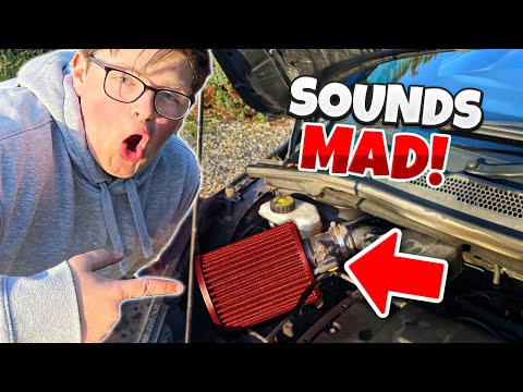RAM AIR FILTER ON VAUXHALL CORSA *SOUNDS MAD*