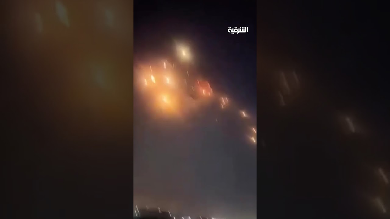 فيديو | صواريخ انشطارية إيرانية في سماء إسرائيل