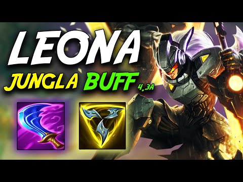 ¡¡LEONA JUNGLA CON BUFF 4.3A EN WILD RIFT!!