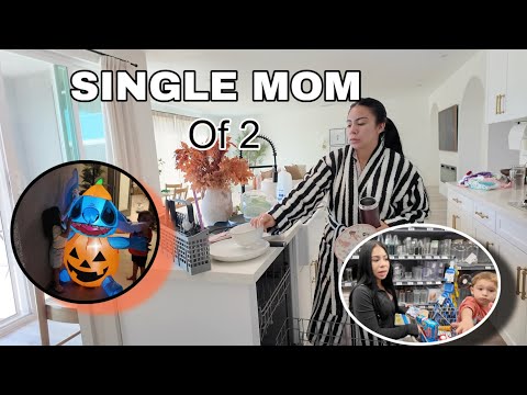 DAY IN THE LIFE OF A SINGLE MOM OF 2 