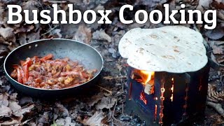 Folding Stove Cooking: Mango Chutney Glazed Chicken Wraps