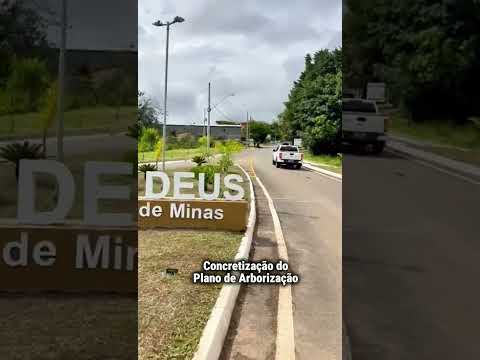 Projeto de Arborização Urbana de Madre de Deus de Minas é concluído após sete meses de execução.