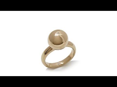 Sevilla Silver with Technibond Round Bead Ring