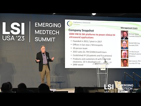 Randall Whiting Presents Cephasonics Ultrasound Solutions at LSI USA ‘23