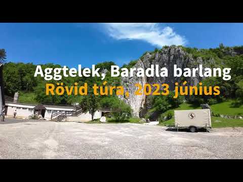 Cseppkőbarlang Aggtelek, rövid túra 2023 június