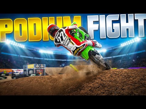 I Battled for a Podium the Entire Moto | MX Bikes 85cc Supercross