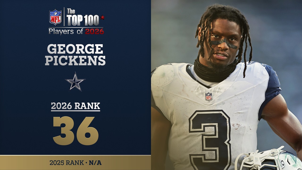 36: George Pickens (WR, Cowboys) | Top 100 Players of 2026
