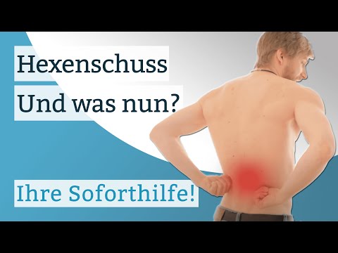 Hexenschuss - Und was nun? Ihre Soforthilfe