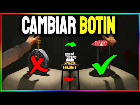 ¿COMO CAMBIAR el BOTÍN PRINCIPAL en CAYO PERICO? ¡SIEMPRE DIAMANTE ROSA! | GTA Online