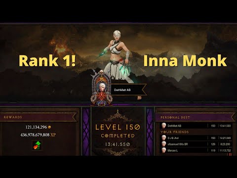 Rank 1 Inna Monk GR150 Solo (Season 25 Xbox)