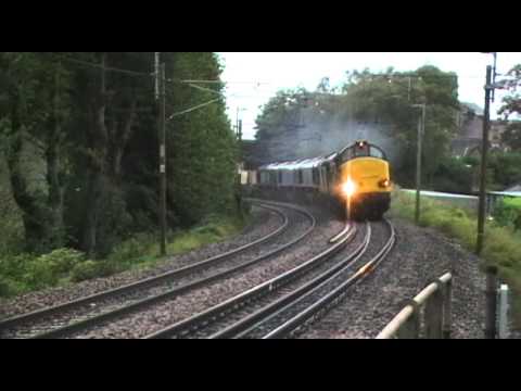37611/37218 with 66412/66411/66413 DIT 6K73 Sellafield - Crewe flasks 7th September 2011