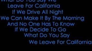 Metro Station California Lyrics