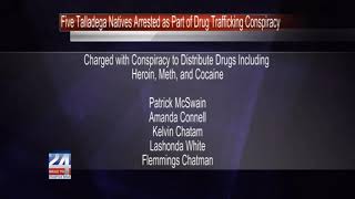 Five Talladega Natives Arrested in Drug Trafficking Conspiracy