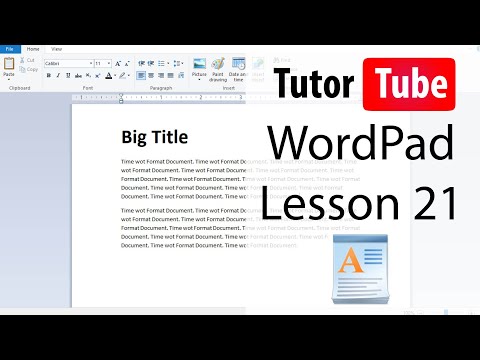 WordPad Tutorial 21 Find