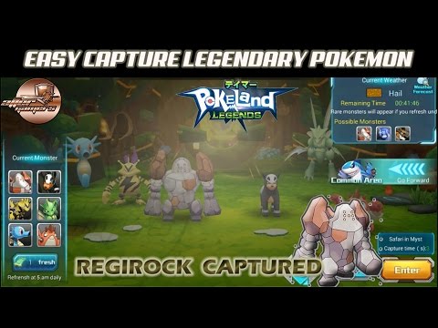 HOW TO GET POKEMON LEGENDARY Regirock "EPIC PET" "POKELAND LEGENDS" "Myst OF MONSTERS"