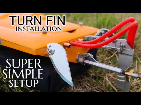 How I Installed Rc Boat Turn Fins | Turn fin Setup | RC Boat Building