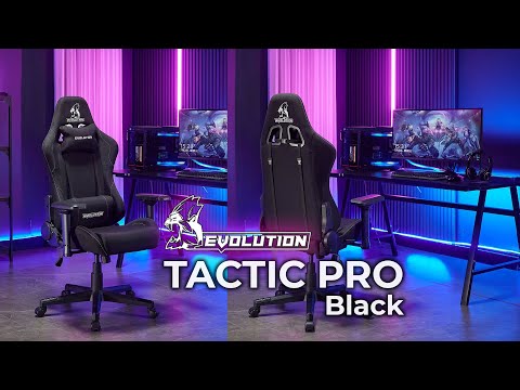 Игровое кресло EVOLUTION TACTIC PRO Black